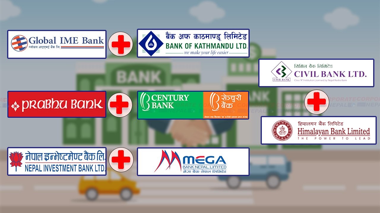 6 commercial banks will be integrated business on poush 2079 , When will be Himalayan and Civil Bank ?